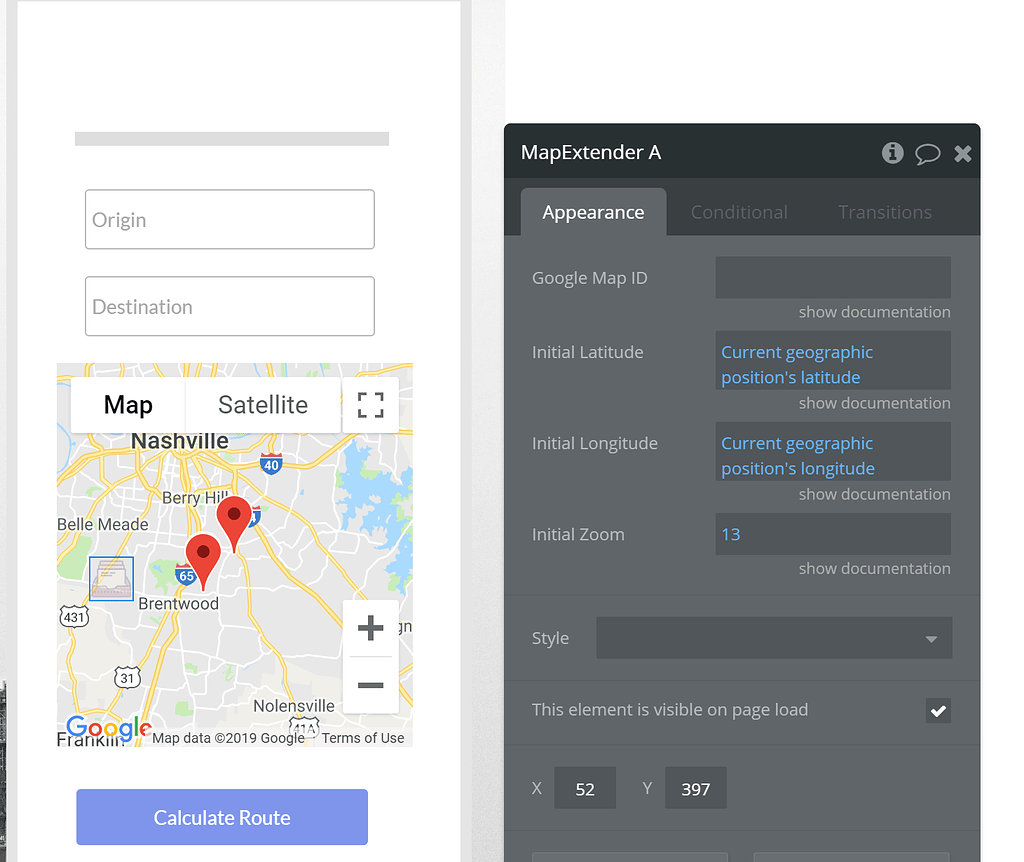 Struggling with Map Extender - Plugins - Join the Bubble Community ...