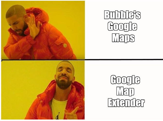 Bubble Google Map Extender