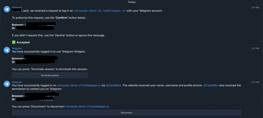Telegram Bot Questions - Join the Bubble Community | Zeroqode Forum