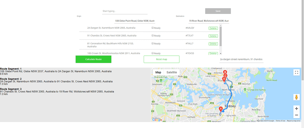 Google Maps Extender plugin Way point format - Join the Bubble ...
