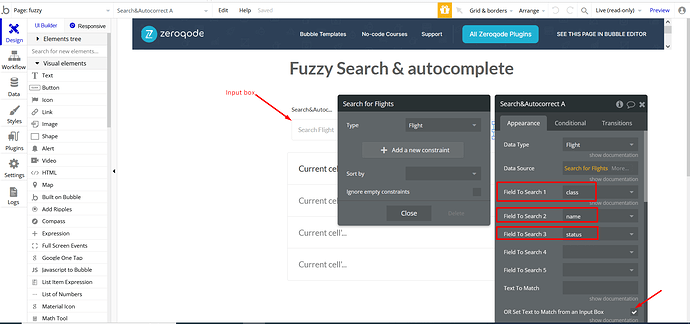 Fuzzy Search plugin