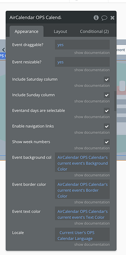 Air Calendar Settings 4