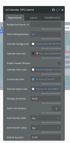 Air Calendar Settings 7