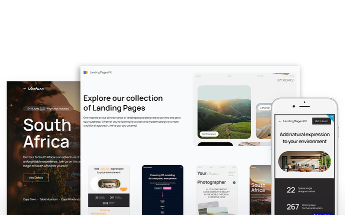 preview template_landing pages