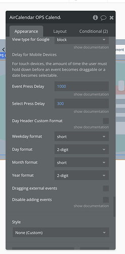 Air Calendar Settings 10