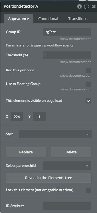 How to include a GROUP in the horizontal scrolling of a REPEATING