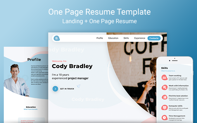 one page resume forum