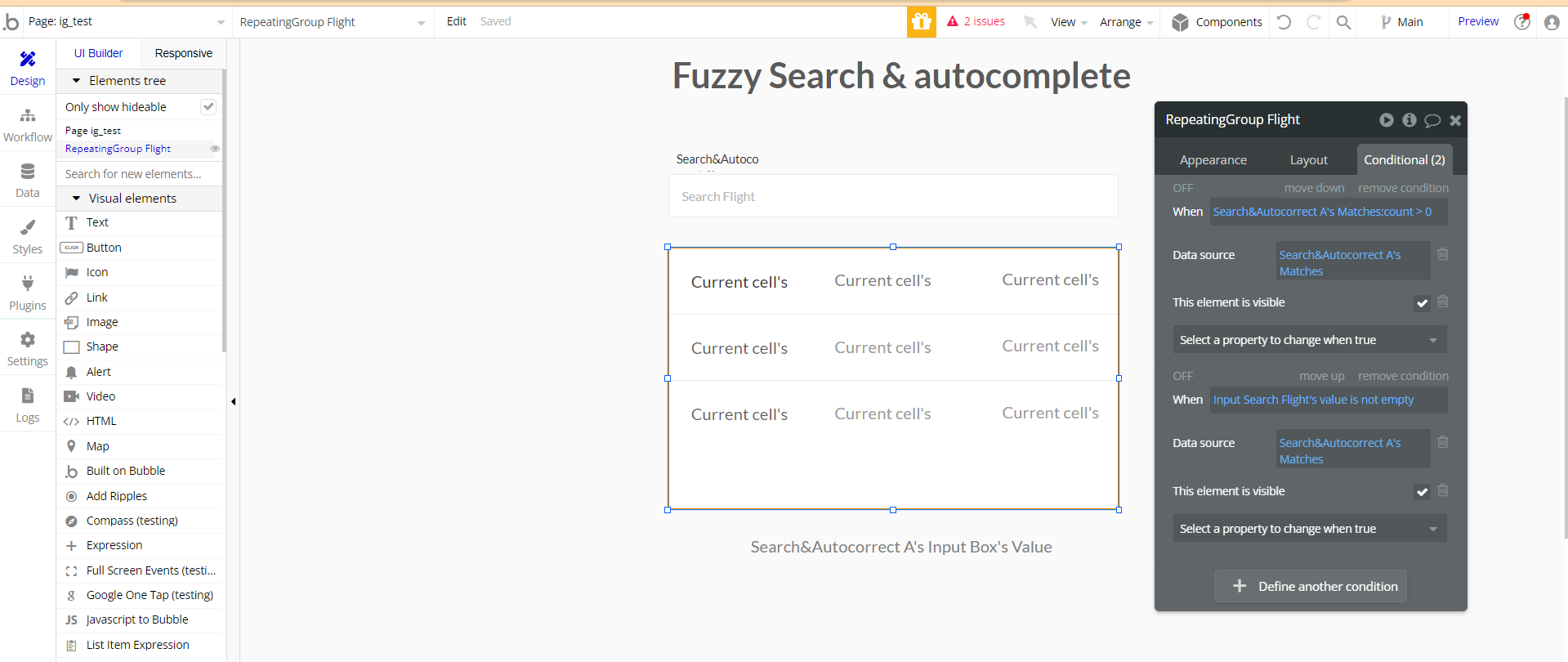 Fuzzy Search & Autocomplete - Tips for speeding up 1,600 entries search ...